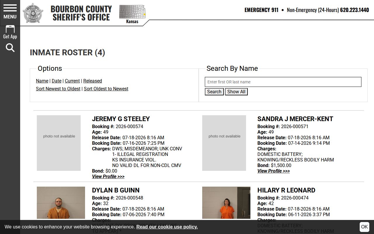 Bourbon County 72-hour release research showing the official 48-hour roster fields